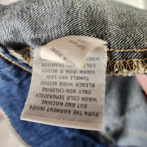 Torrid Denim Vest Button Front Flap Chest Pockets Stretch Medium  Blue Size 3 - Picture 12 of 13